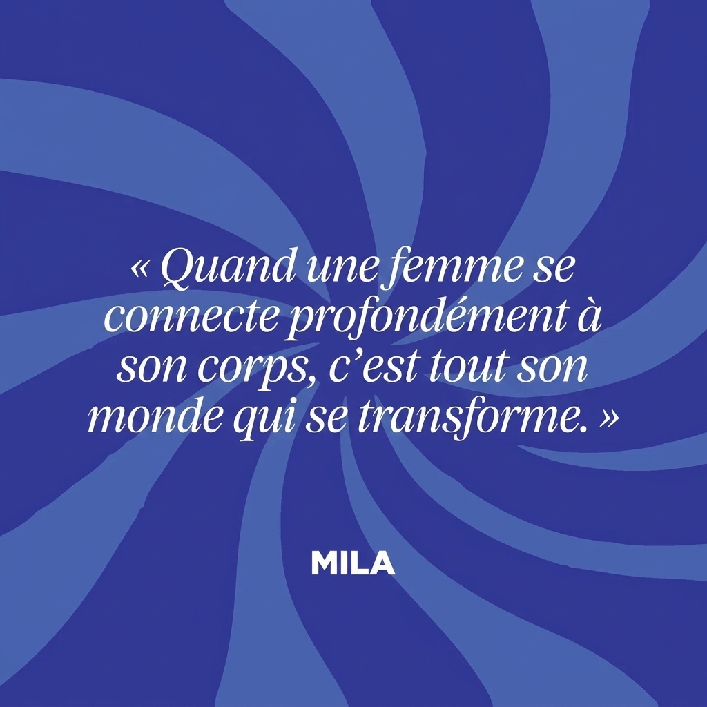 Quand une femme se connecte profondément à son corps, c'est tout son monde qui se transforme. Mila