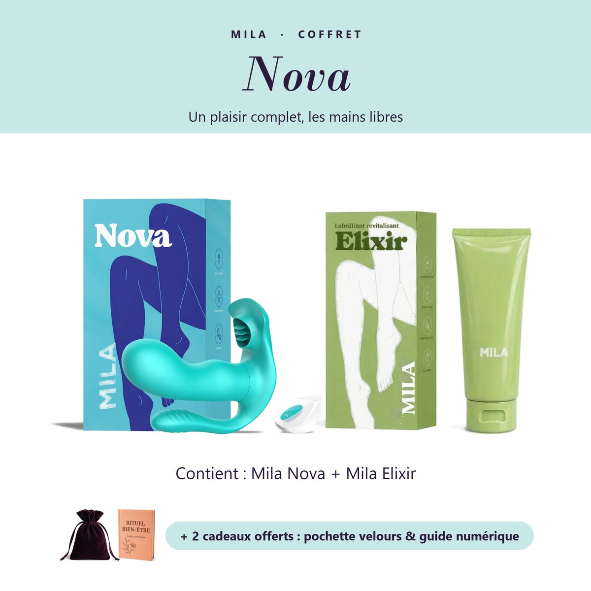 Coffret Nova : Mila Nova + Mila Elixir + 2 cadeaux offerts