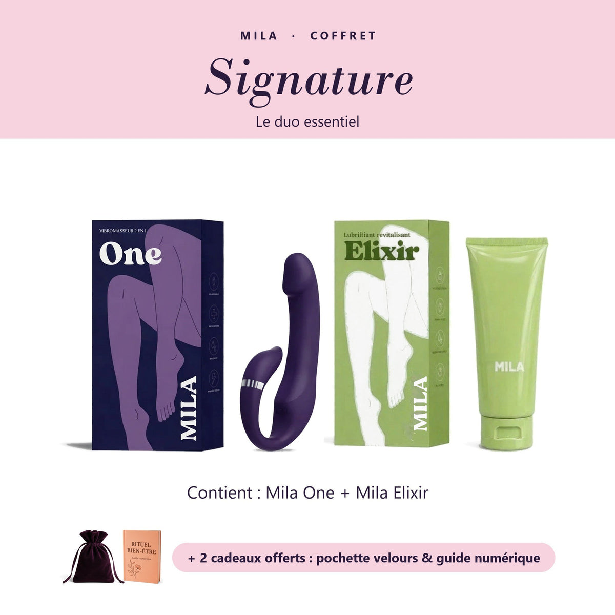 Coffret Signature : Mila One + Mila Elixir + 2 cadeaux offerts