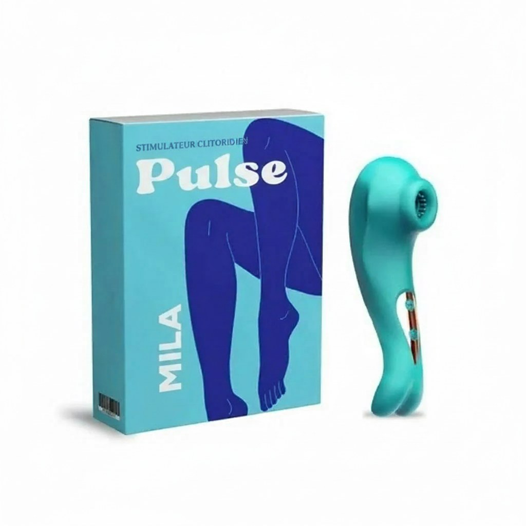 Mila Pulse, stimulateur à ondes d'air et sa boîte