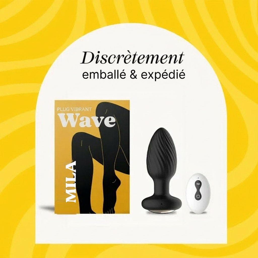Mila Wave, emballé et expédié discrètement